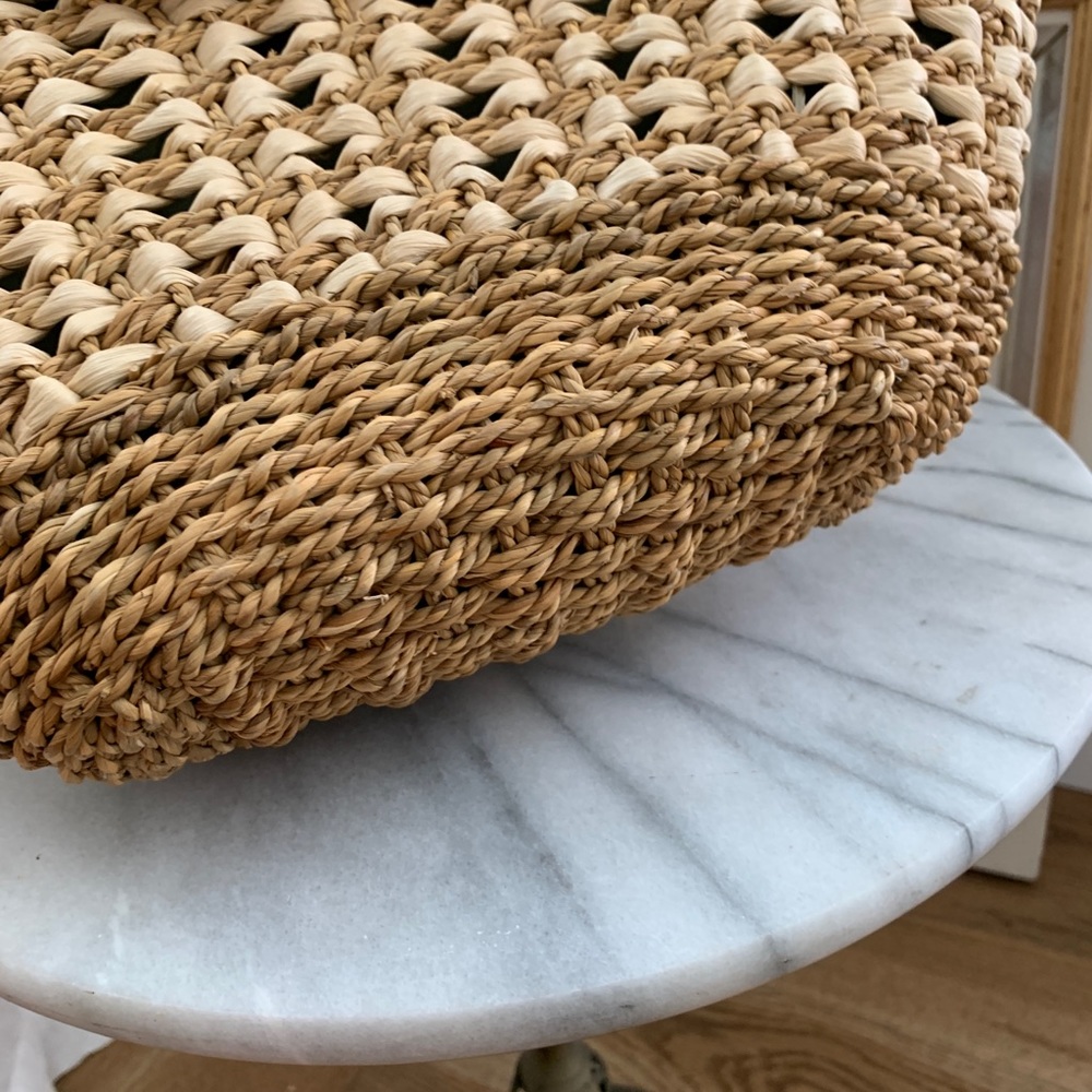 Xsetmar Straw Bag Lined Multi Color - image 8